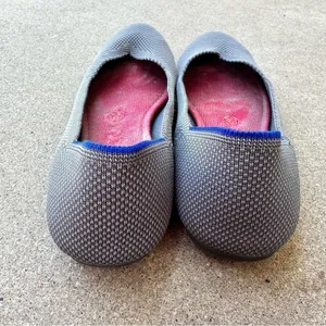 Rothy’s The Flat Pebble Gray Knit Round Toe Ballet Flat thumbnail 3