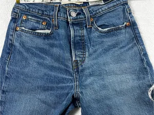Levi's Wedgie High Rise Jeans - Blue Wash thumbnail 6