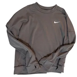 Nike Running Dri-FIT Grey Long Sleeve Top Thumbholes Large Gorpcore Active Life‎ thumbnail 3