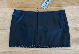 I.AM.GIA - Sid Faux Leather Mini Skirt in Black thumbnail 1