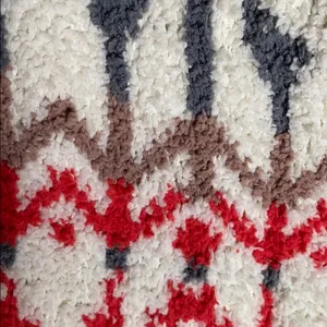 Sleeping on Snow fair isle paneled Sherpa jacket size S thumbnail 10