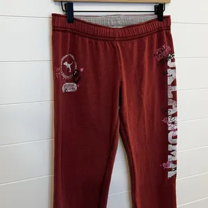 Victoria's Secret Pink Vintage Oklahoma Sweatpants Crimson & Cream Meet Pink Jones Mitchell Tag thumbnail 11