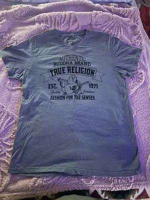 Men’s small grey true religion T-shirt thumbnail 2