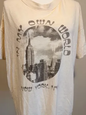 Aerie Oversized Graphic Boyfriend T-Shirt size small women's thumbnail 4