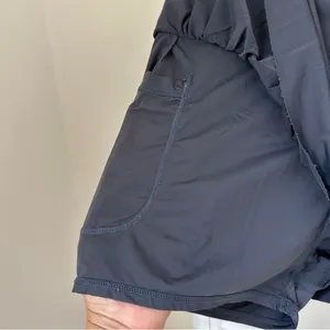 Soothfeel Grey Flowy Athleisure Skirt with Shorts Size Medium thumbnail 6