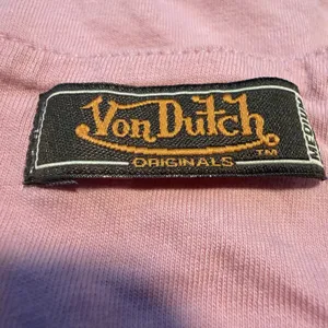 Vintage Von Dutch Womens M Pink Bralette Bra Top Y2K 2000s McBling 100% Cotton thumbnail 6
