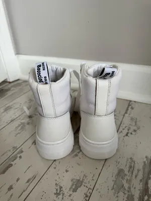 Dr. Martens White Boots thumbnail 3
