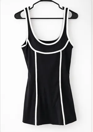 Anthropologie black-and-white Tennis dress thumbnail 2