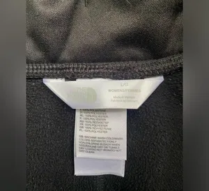 North Face women’s black fleece line bootcut pants, size large thumbnail 4
