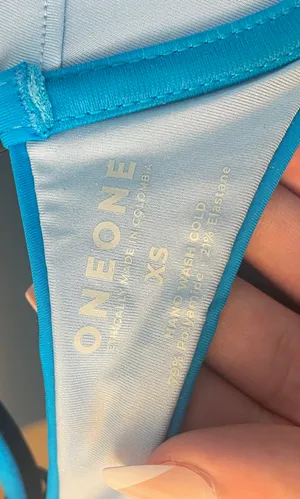 ONEONE Swim Blue Bikini Top thumbnail 3