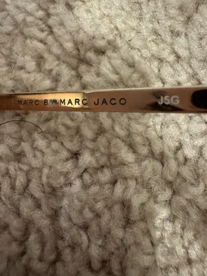 Marc Jacobs Gold Aviators Sunglasses with Brown Gradient Lenses thumbnail 7