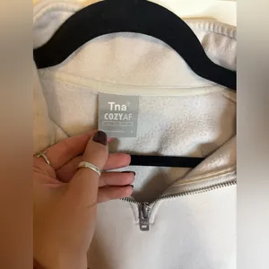 Aritzia TNA Cozy Quarter-Zip Top Size small thumbnail 3