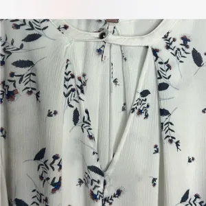 Free People Swing Tunic Dress Blue White Size Medium. thumbnail 6