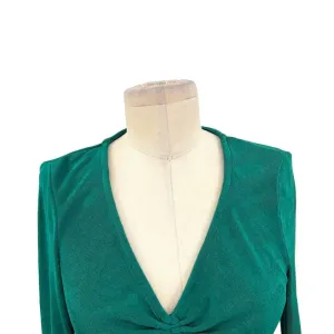 Princess Polly Kylie Mini Dress‎ Forest Green Cut-Out Ruched Bodycon Size US 8 thumbnail 5