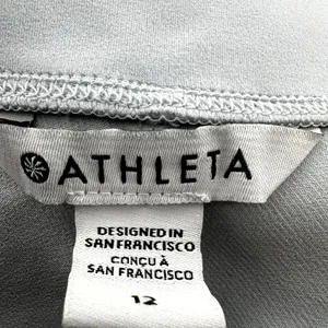 Athleta Endless High Rise Pants Cropped High Rise Straight Leg Snowfall Blue 12 thumbnail 3