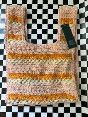 Wild Fable Crochet Style Hobo Bag, lined thumbnail 1