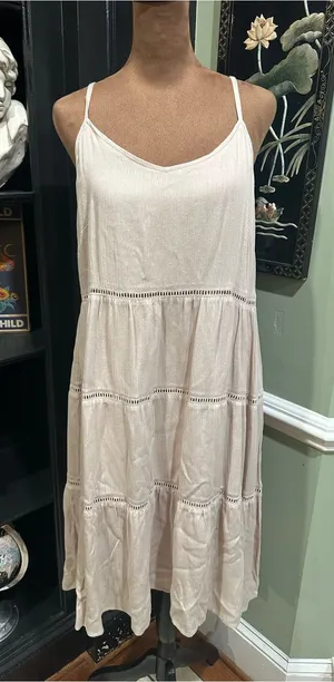 Kori Tan Tiered Dress – Size Small (NWT) thumbnail 1