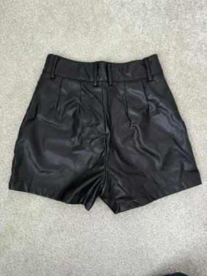 Leather Shorts Black Size 0 thumbnail 2