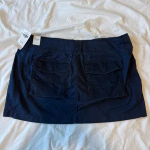 Abercrombie & Fitch 2000’s mixed fabric micro mini skirt NWT thumbnail 6