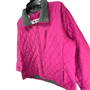 Columbia Vertex Core Interchange Jacket Womens L Pink Quilted Full Zip‎ Outdoors thumbnail 2