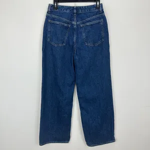 NEW Madewell Curvy Low-Slung Baggy Jeans in McKinney Wash Blue Rigid US 27 thumbnail 10