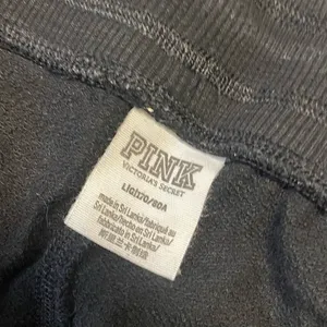 PINK Victoria's Secret Black Sweatpants with Pink Logo- Latge thumbnail 2