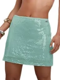 Missguided Mint Green Mini Skirt thumbnail 1