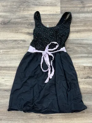 Anthropologie Kimchi Blue Floral Tie Waist Mini Dress Women’s Medium thumbnail 4