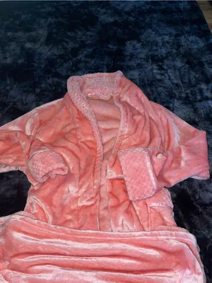 Pavilia Plush robe Pink Size undefined thumbnail 6