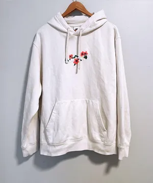 Nike Floral Swoosh Embroidery Hoodie thumbnail 1