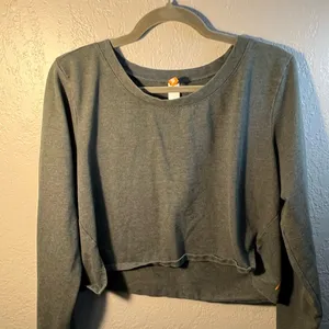Lucy Gray Long Sleeve Top Size Large Crew Neck Causal Relaxed Fit thumbnail 2