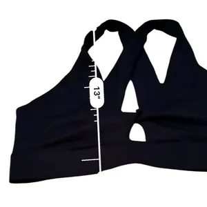 Fabletics Oasis Twist Sports‎ Bra Womens M Black Medium Impact Cross Back thumbnail 6