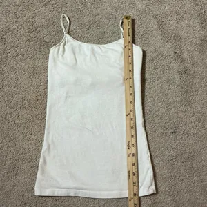Y2K Aeropostale Cream Stretch Cami Tank Top S‎ P Basic Layering thumbnail 6
