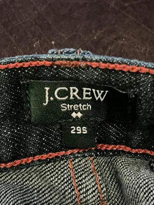 J Crew Matchstick Jeans Womens 29S Dark Wash Mid Rise Straight Stretch Denim thumbnail 8