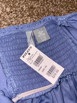 Blue Mini Dress Tillys thumbnail 3