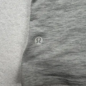 Lululemon Turn to Tie Tank Women’s Size 10 Light Gray Pima Cotton Cropped Tank thumbnail 4