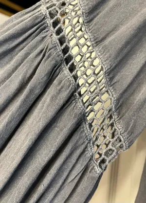 Botique Gray Classic Elegance Tunic Size L thumbnail 5