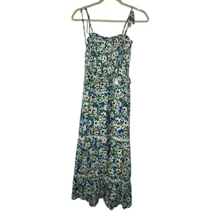 Lost + Wander Floral Smocked Midi Dress XS/S Estimated Boho Cottagecore thumbnail 3