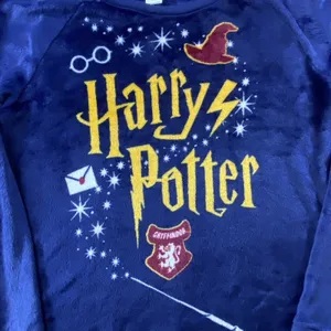 Harry Potter Womens Sleepwear Size XL Blue Logo Sweater Pullover Crewneck thumbnail 2