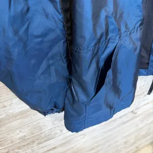 Vintage Y2K Catalina Womens S Windbreaker Jacket Blue Hooded Lightweight Velvet thumbnail 3