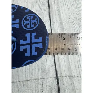 Tory Burch Women’s Striped Logo Flip Flop Sandals Rubber Slip-On Size 5 thumbnail 6