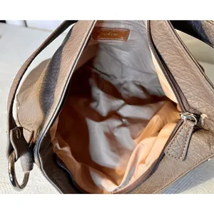 Nine West Large Gray Faux Pebble Leather Shoulder Bag thumbnail 14