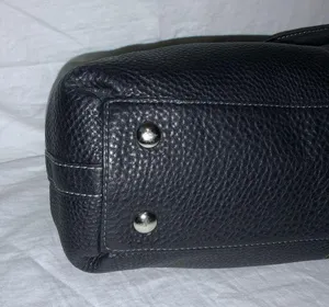 Coach Penelope M0949 F14686 Black Pebble Leather Vintage Satchel Purse thumbnail 5