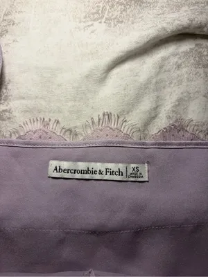 Abercrombie & Fitch Lavender Lace-Trim Cami thumbnail 3