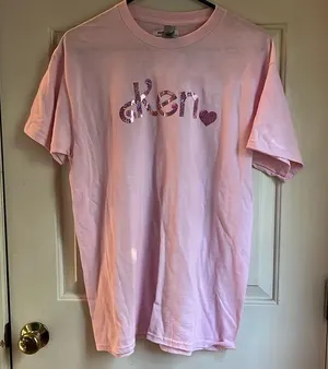 Ken holographic pink tshirt in women’s medium. NWOT thumbnail 1