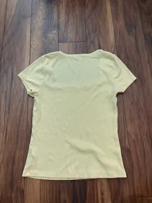 Old Navy Butter Yellow Tee thumbnail 3