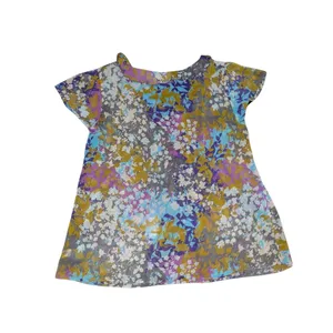 Old Navy Floral Print Flutter Sleeve Blouse Plus SZ 1X Boho Whimsy Goth Garden thumbnail 2
