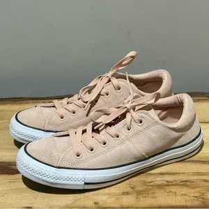 Converse Pink Suede Sneakers‎ Size 8 A36 thumbnail 2