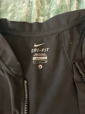 Nike Black Dri-Fit Jacket Zip-Up thumbnail 2