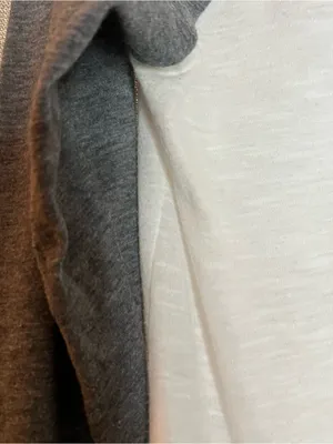 Pink Victoria’s Secret Y2K Raglan Long-Sleeve Top in White and Gray Size Medium thumbnail 10